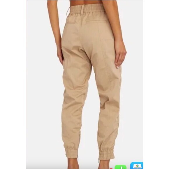 Derek Lam 10 Crosby Women's Joggers Khaki Tan Pants Size 8 Medium - Picture 5 of 12